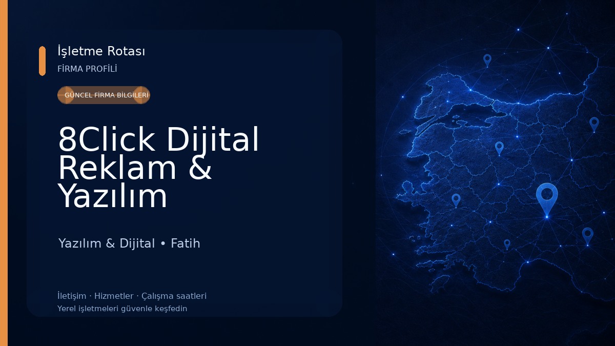 8Click Dijital Reklam & Yazılım Yazılım & Dijital