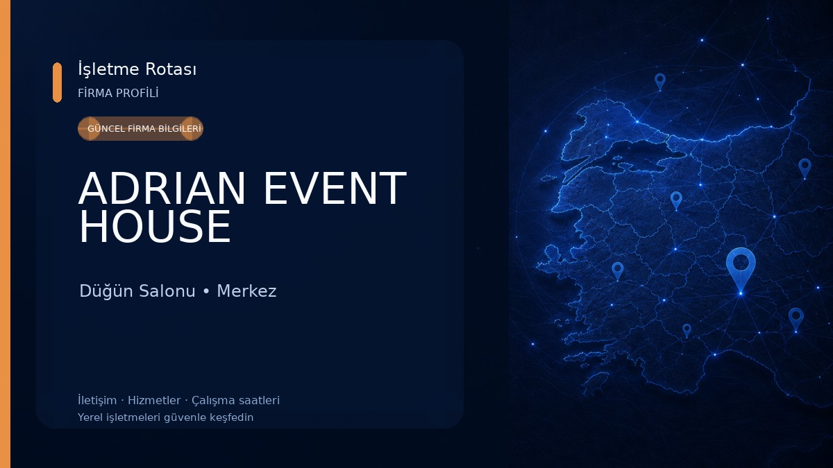 ADRIAN EVENT HOUSE 