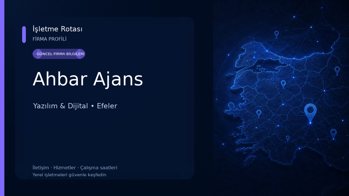 Ahbar Ajans Yazılım & Dijital
