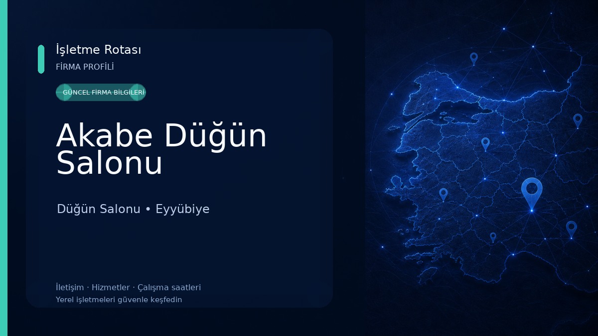Akabe Düğün Salonu Düğün Salonu
