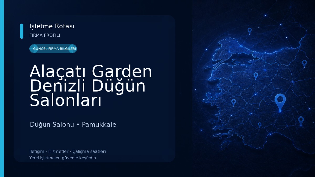 Alaçatı Garden Denizli Düğün Salonları