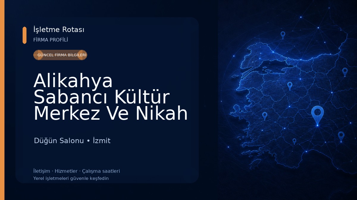 Alikahya Sabancı Kültür Merkez Ve Nikah Salonu