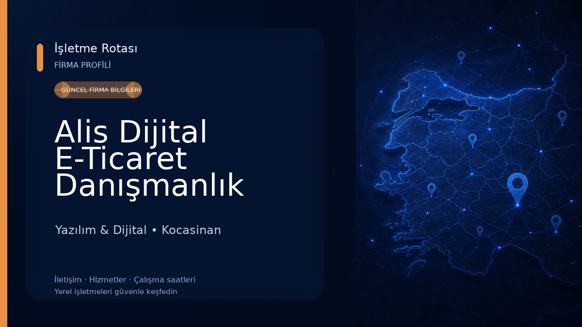 Alis Dijital E-Ticaret Danışmanlık Reklam Ajansı (Shopify - İkas Partner) Yazılım & Dijital