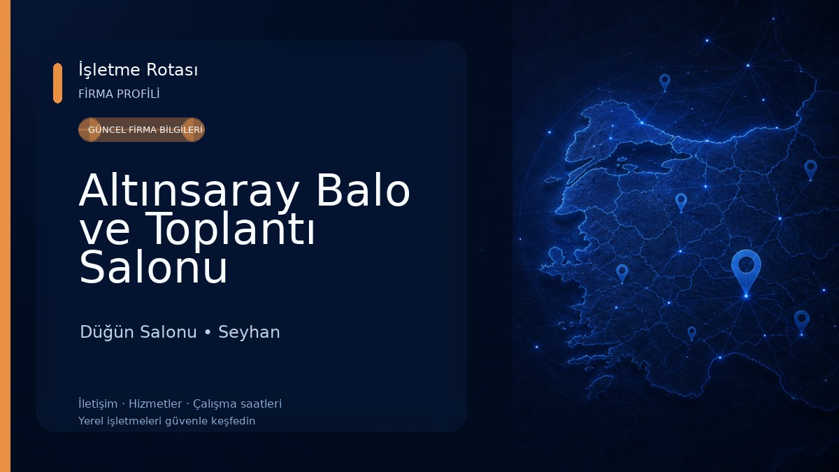 Altınsaray Balo ve Toplantı Salonu