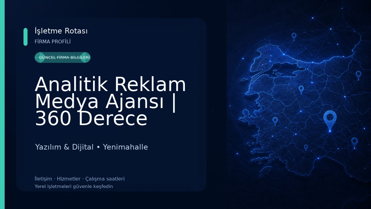 Analitik Reklam Medya Ajansı | 360 Derece Rekla m Ajansı