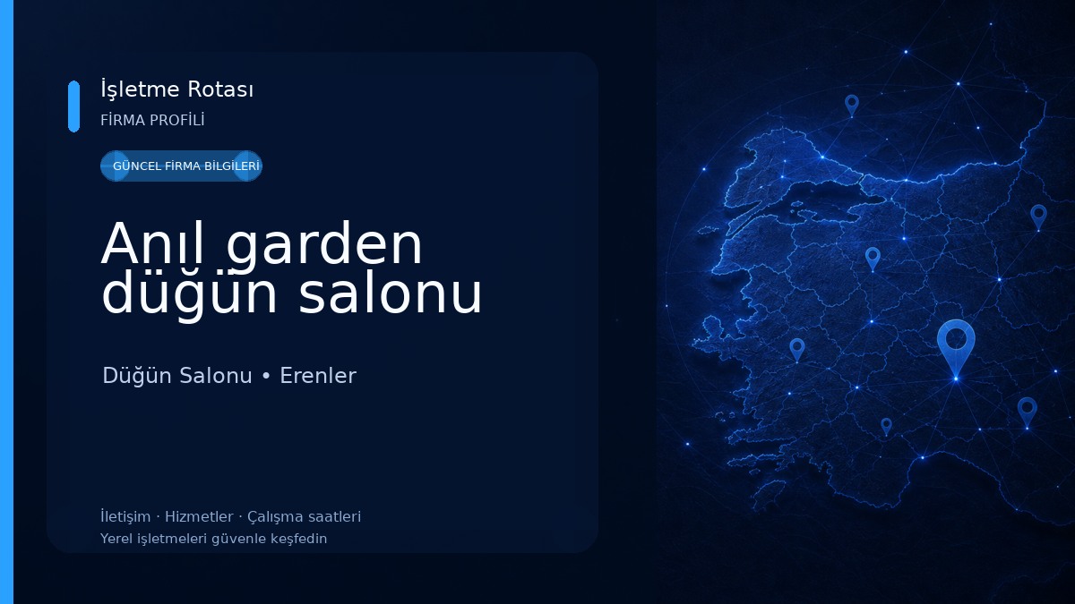 Anıl garden düğün salonu