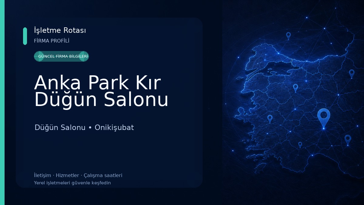 Anka Park Kır Düğün Salonu