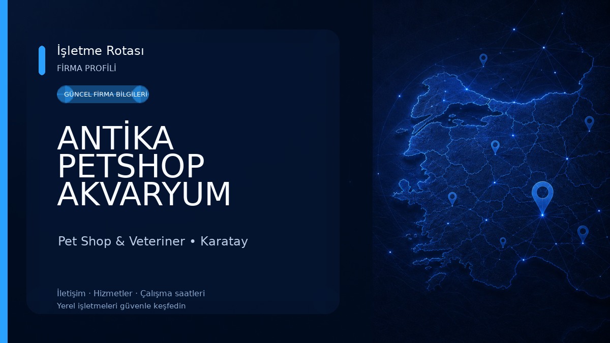 ANTİKA PETSHOP AKVARYUM 