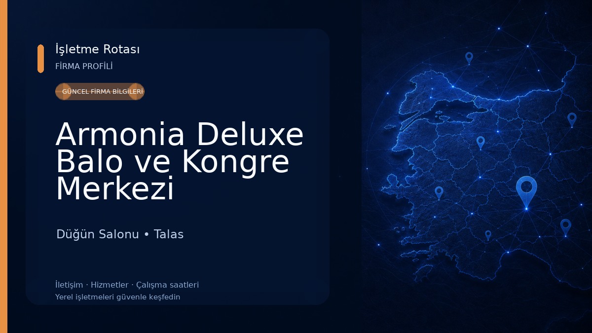 Armonia Deluxe Balo ve Kongre Merkezi Düğün Salonu
