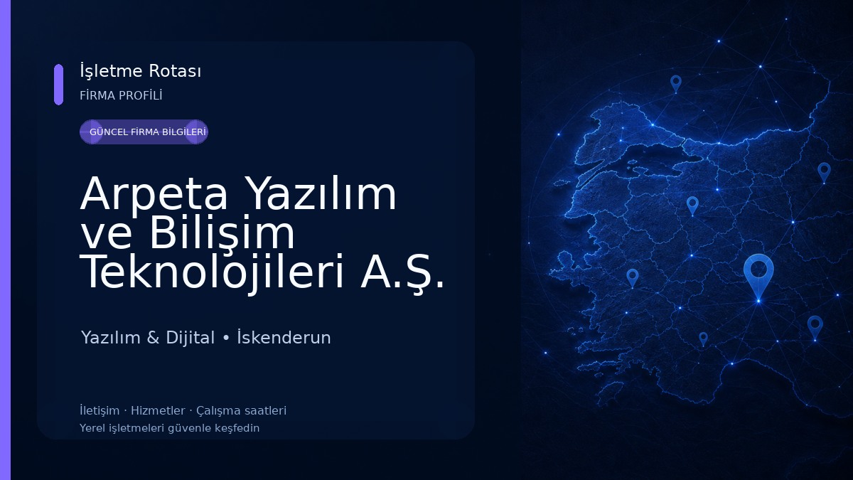 Arpeta Yazılım ve Bilişim Teknolojileri A.Ş.