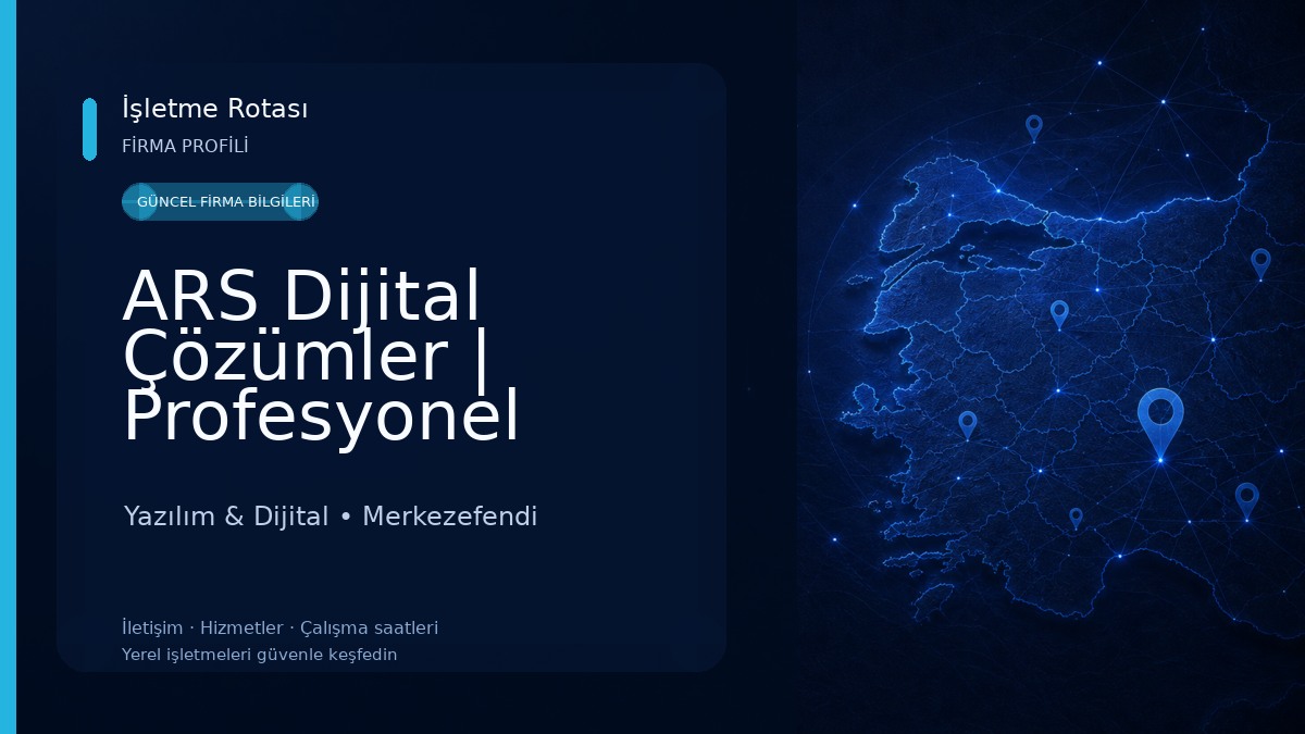 ARS Dijital Çözümler | Profesyonel Yazılım ve Dijital Pazarlama Hizmetleri Yazılım & Dijital