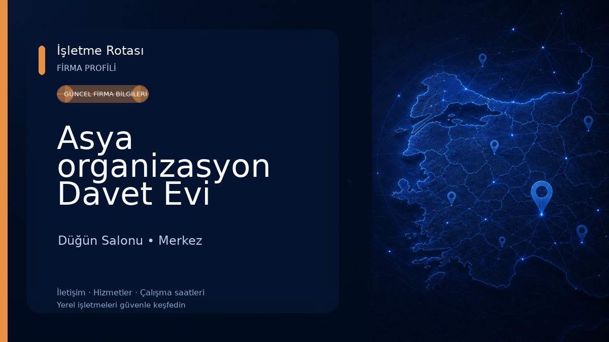 Asya organizasyon Davet Evi