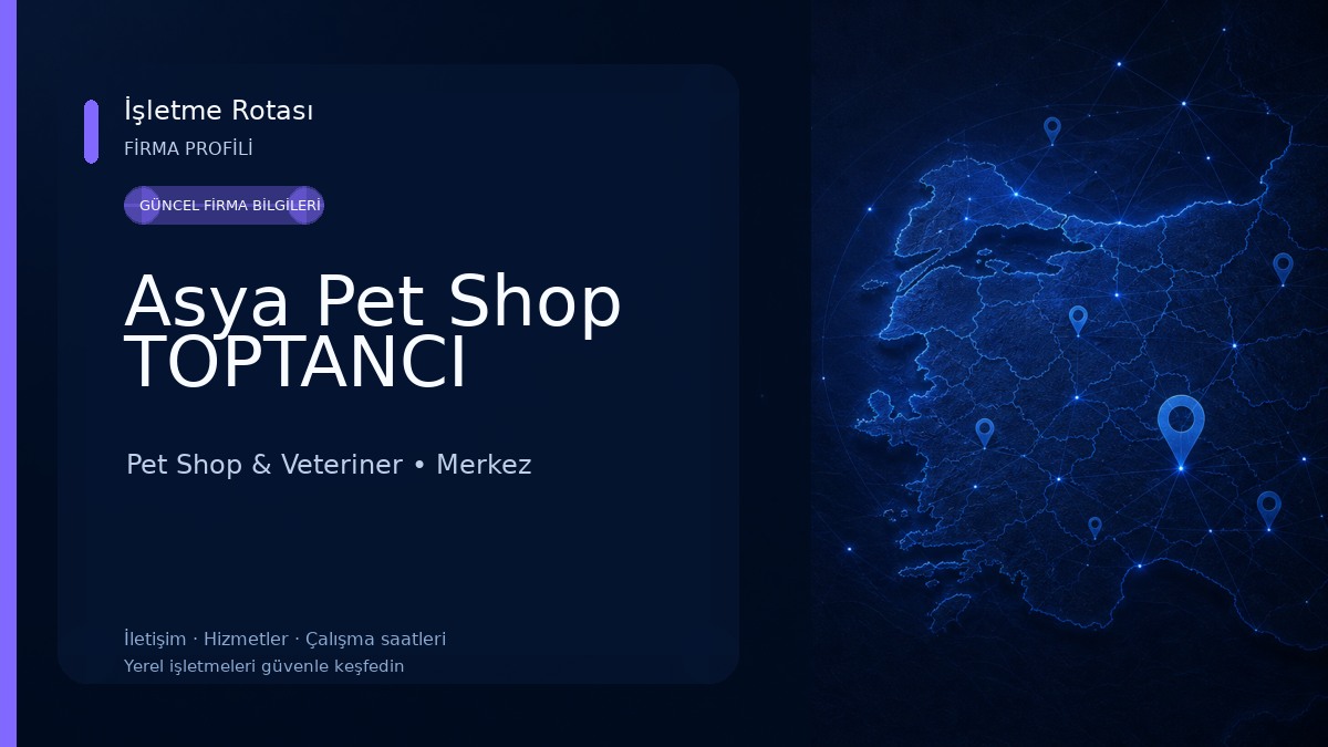Asya Pet Shop TOPTANCI
