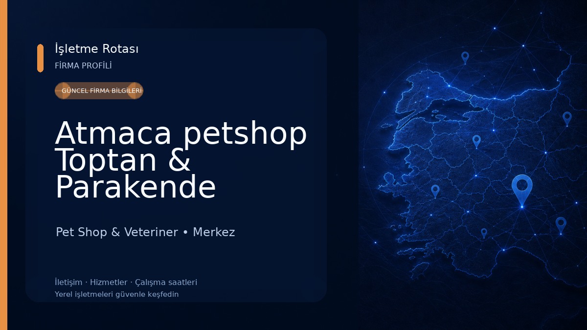 Atmaca petshop Toptan & Parakende Pet Shop & Veteriner