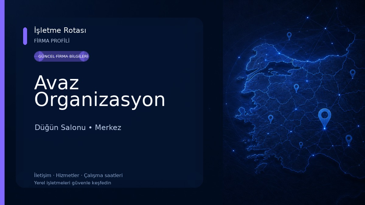 Avaz Organizasyon Düğün Salonu