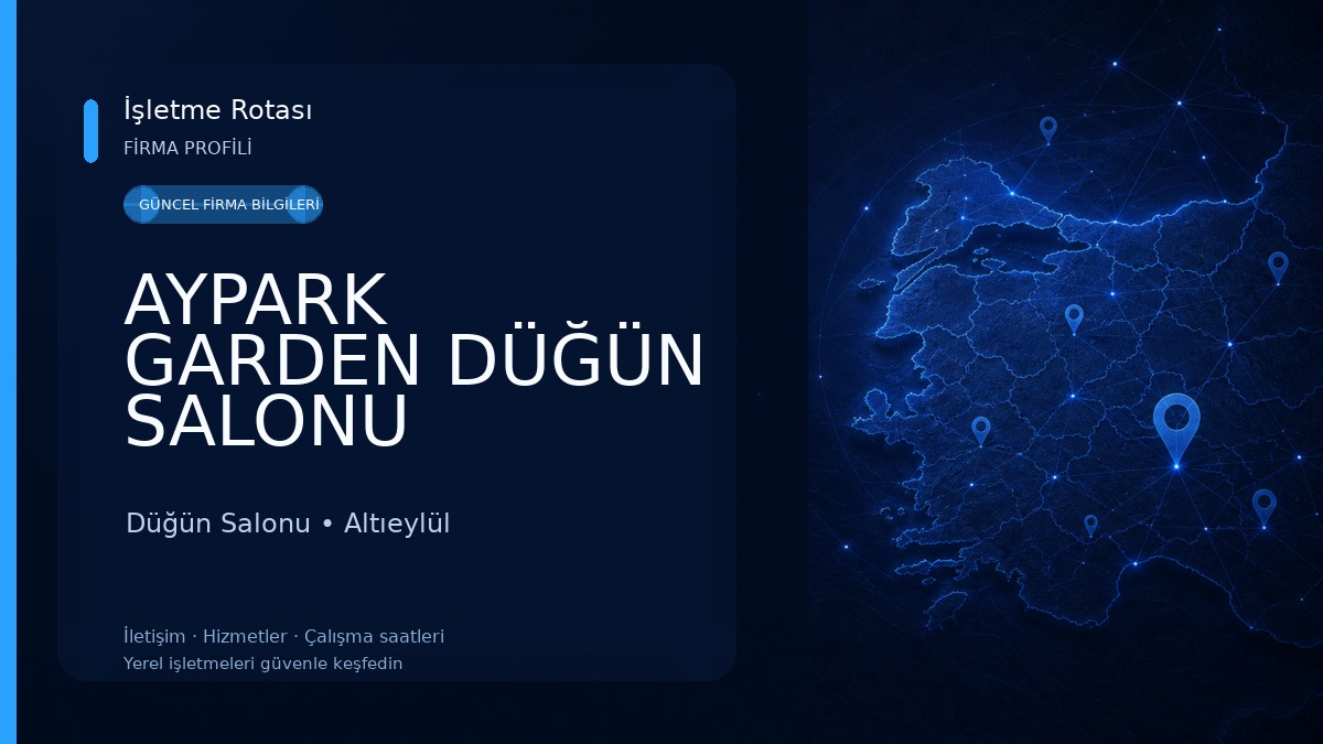 AYPARK GARDEN DÜĞÜN SALONU Düğün Salonu