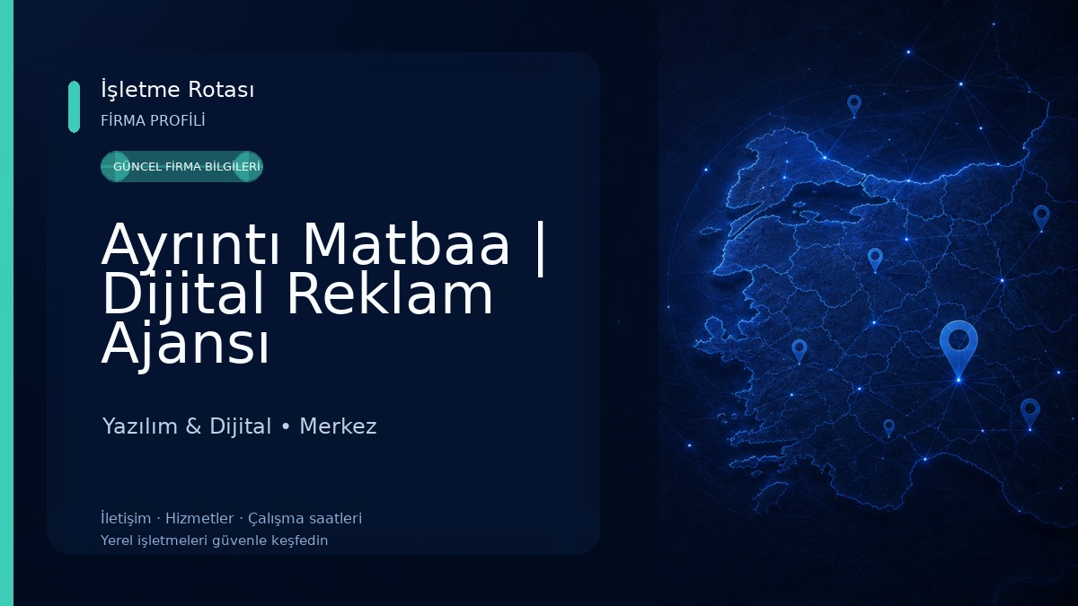 Ayrıntı Matbaa | Dijital Reklam Ajansı Yazılım & Dijital