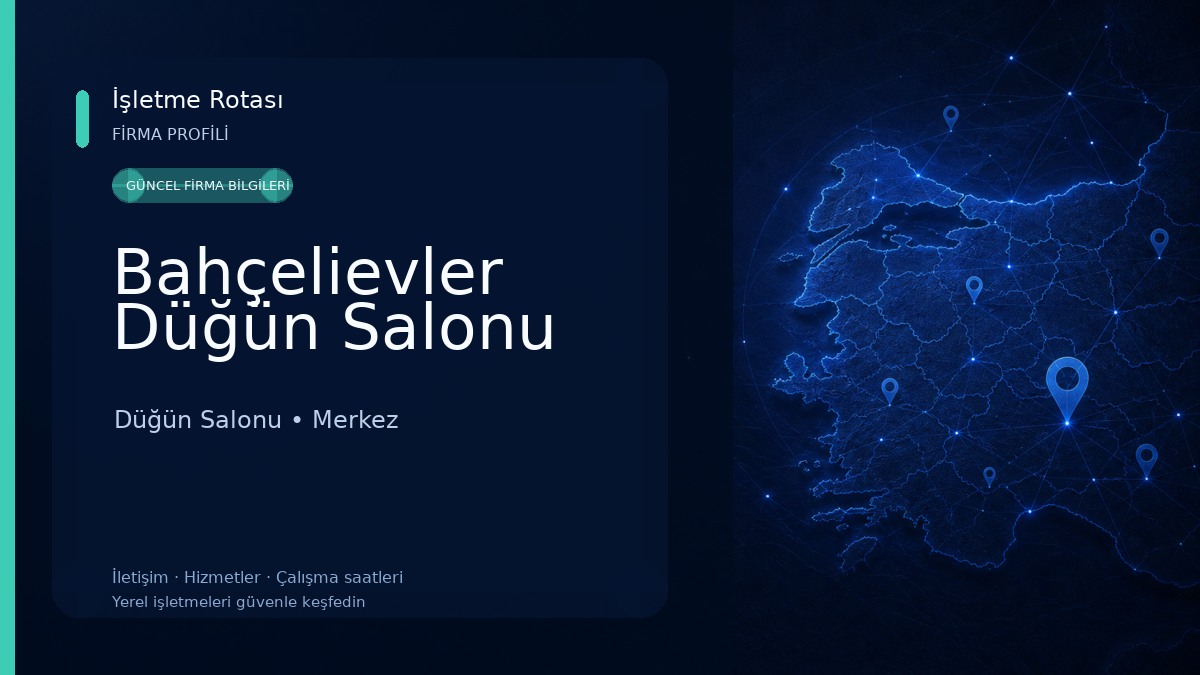 Bahçelievler Düğün Salonu Düğün Salonu