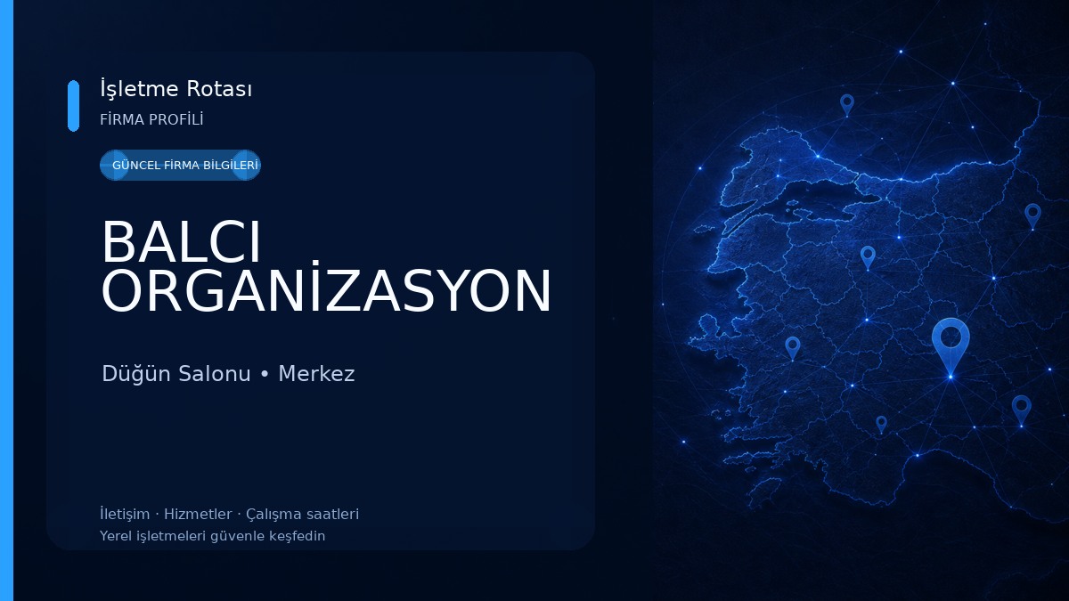BALCI ORGANİZASYON Düğün Salonu