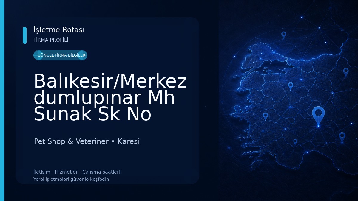 Balıkesir/Merkez dumlupınar Mh Sunak Sk No 11/A