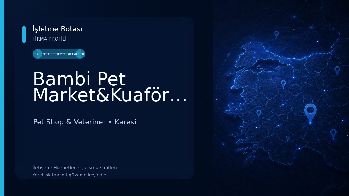 Bambi Pet Market&Kuaför&Otel Pet Shop & Veteriner