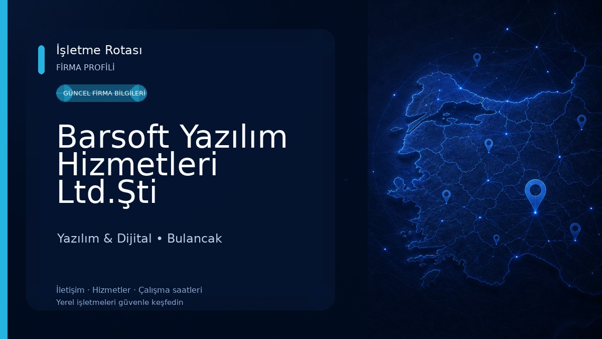 Barsoft Yazılım Hizmetleri Ltd.Şti 