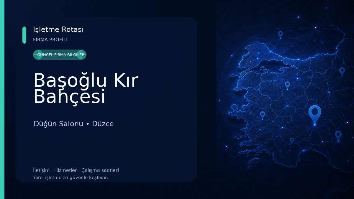 Başoğlu Kır Bahçesi Düğün Salonu