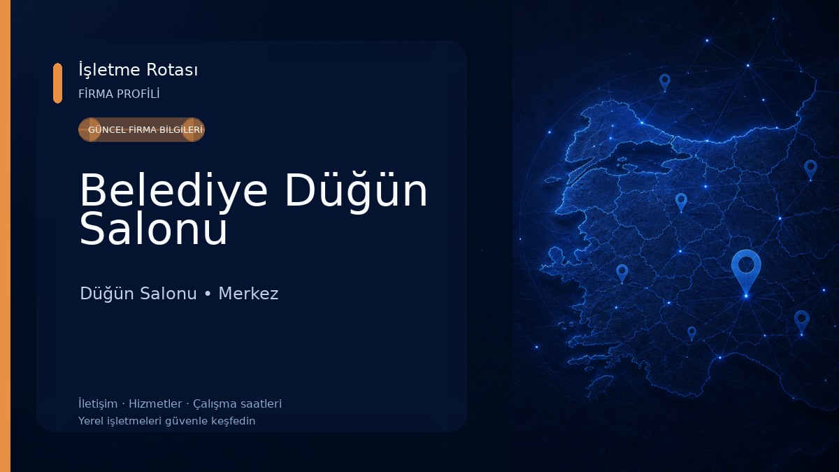 Belediye Düğün Salonu