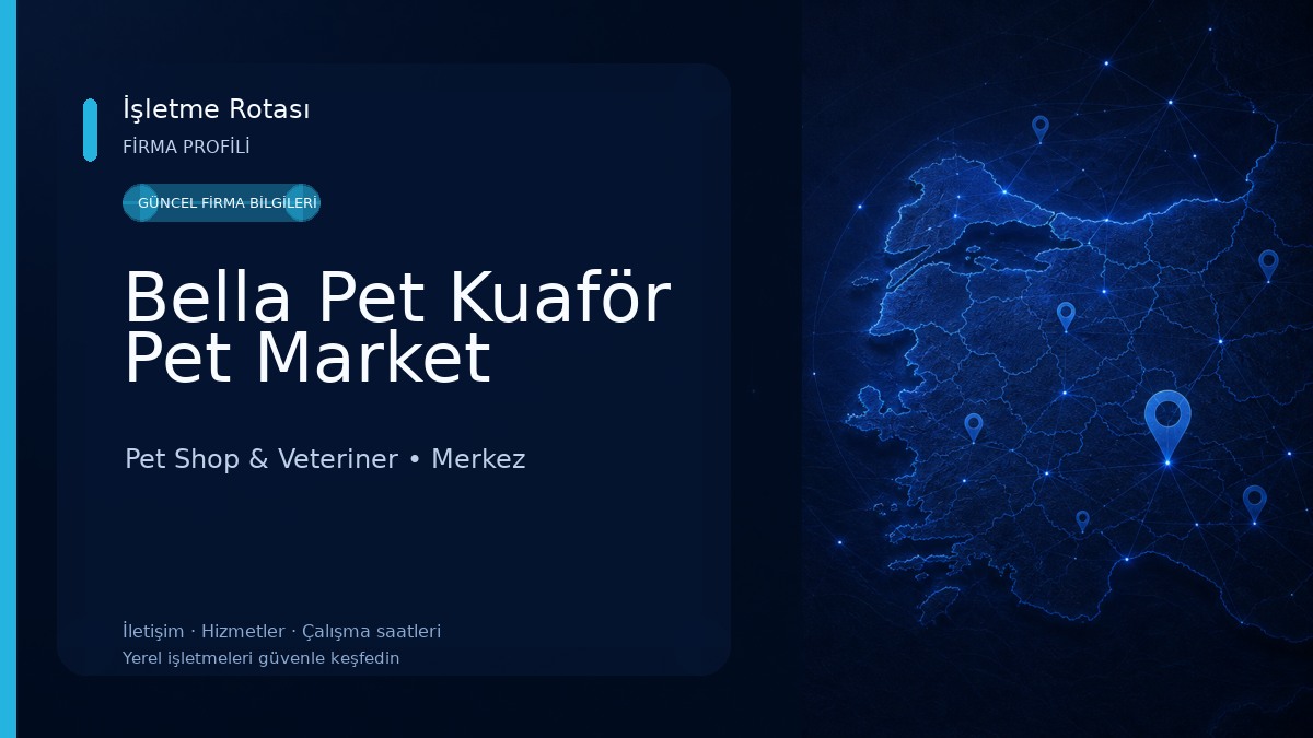 Bella Pet Kuaför Pet Market 