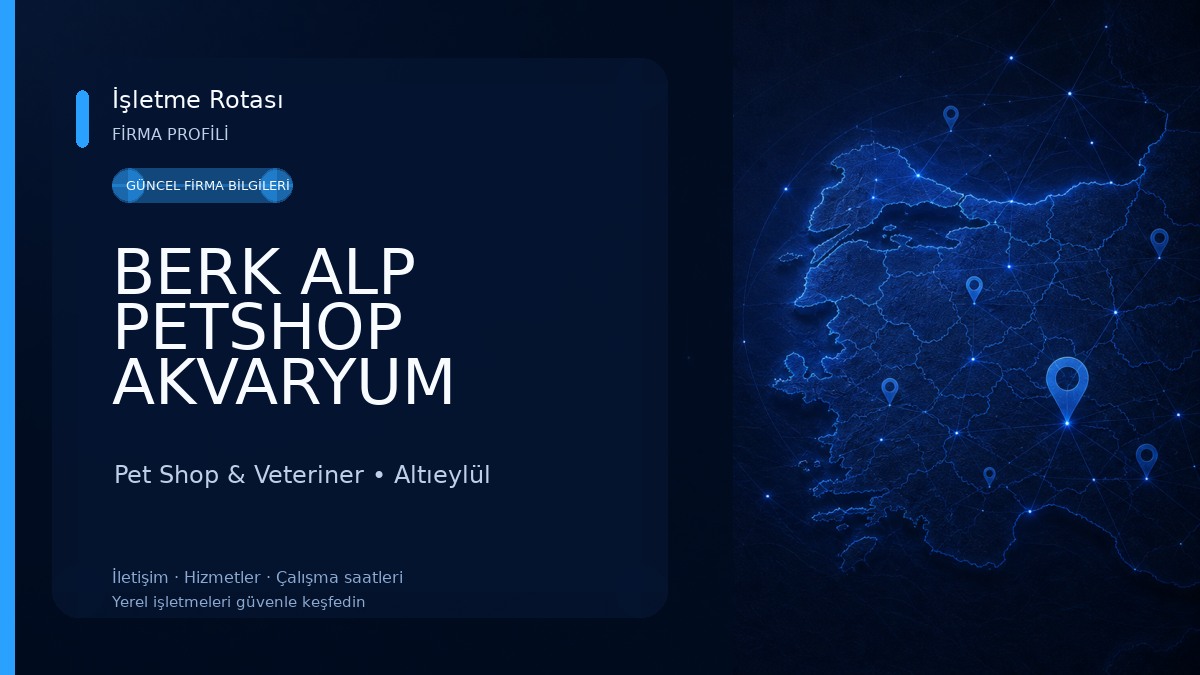 BERK ALP PETSHOP AKVARYUM