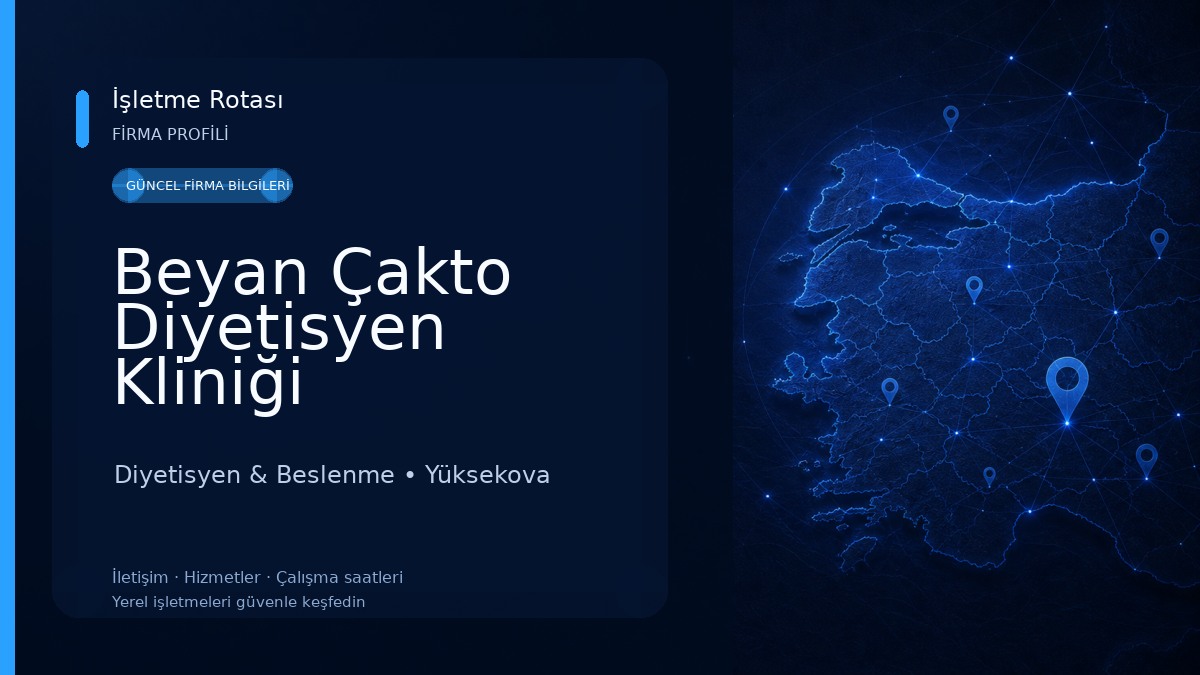 Beyan Çakto Diyetisyen Kliniği Diyetisyen & Beslenme