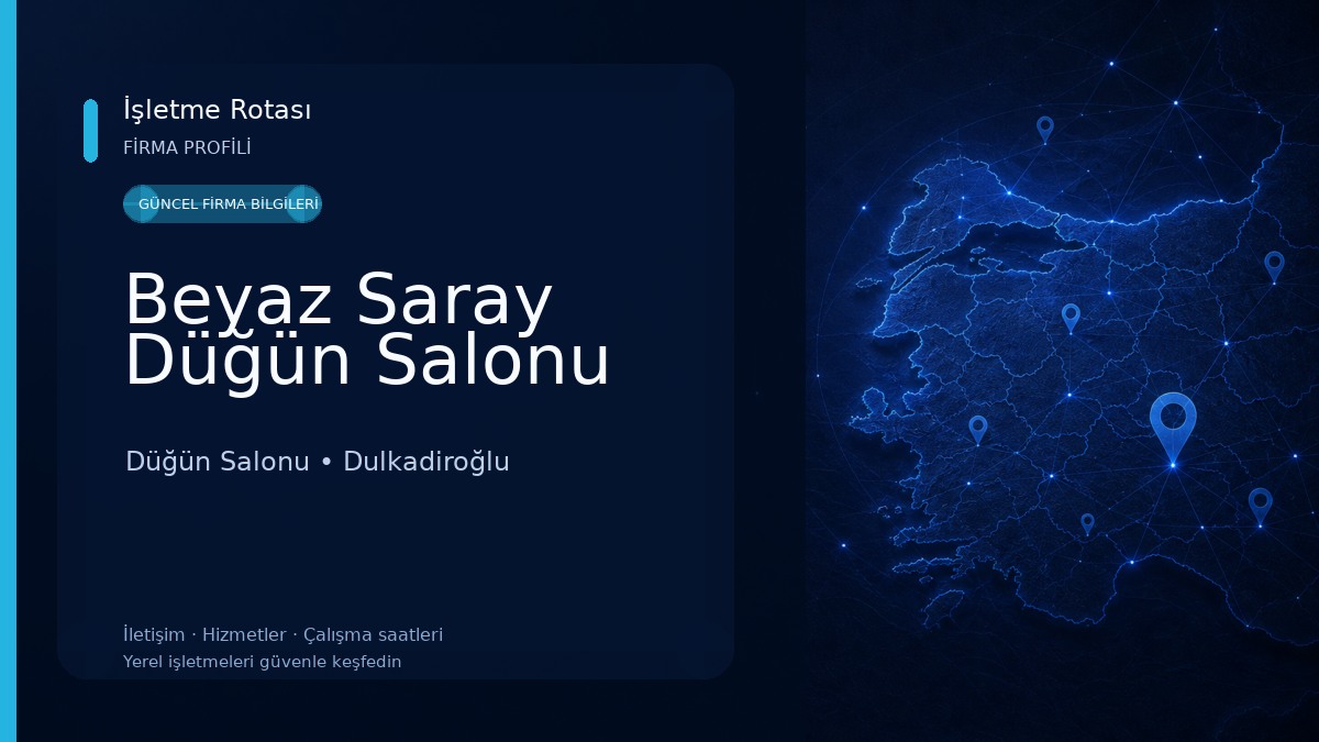 Beyaz Saray Düğün Salonu