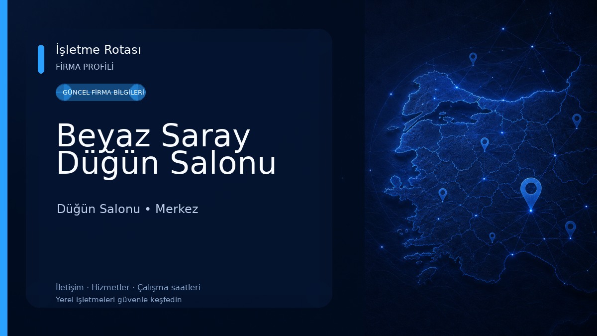 Beyaz Saray Düğün Salonu