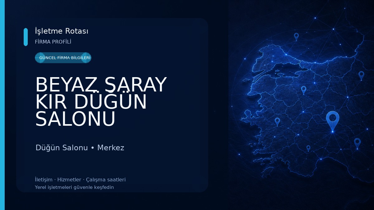 BEYAZ SARAY KIR DÜĞÜN SALONU