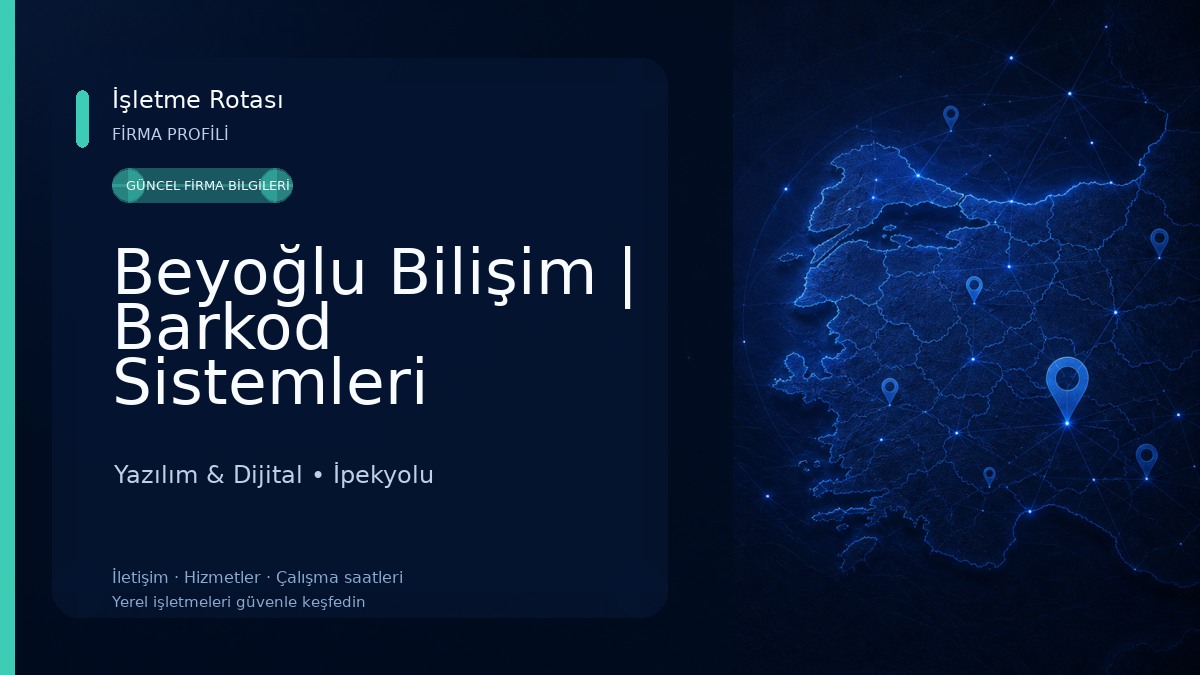 Beyoğlu Bilişim | Barkod Sistemleri Yazılım & Dijital