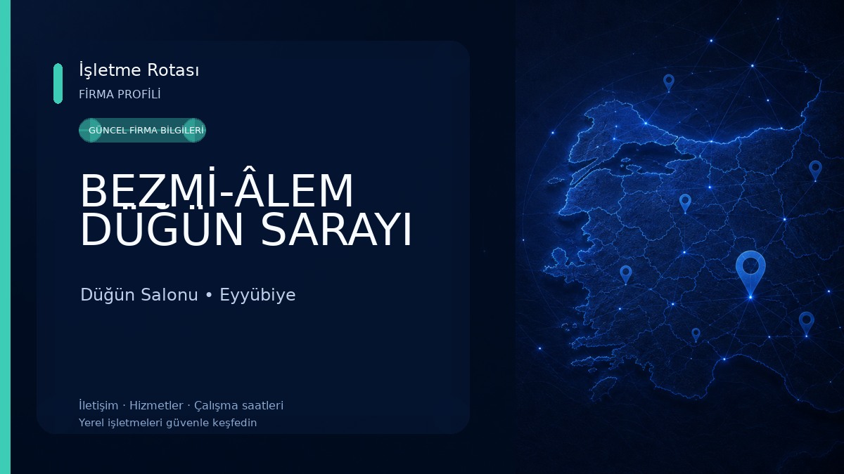 BEZMİ-ÂLEM DÜĞÜN SARAYI Düğün Salonu