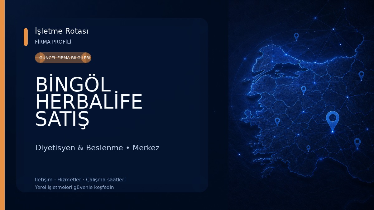 BİNGÖL HERBALİFE SATIŞ Diyetisyen & Beslenme