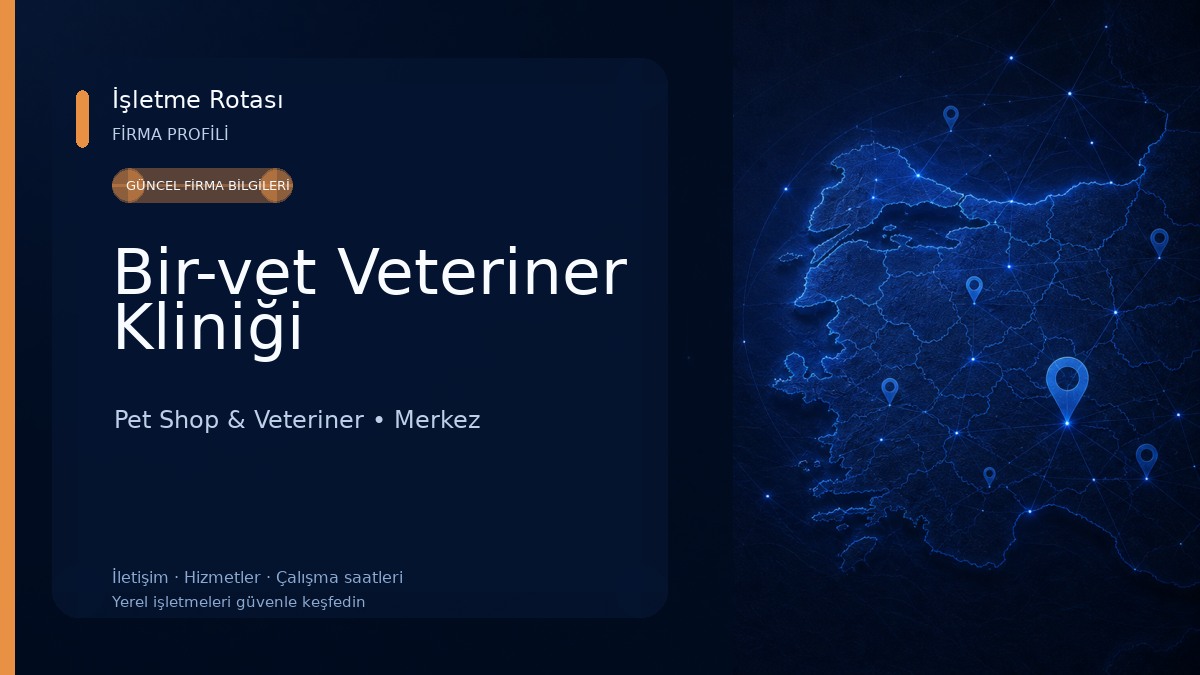 Bir-vet Veteriner Kliniği Pet Shop & Veteriner