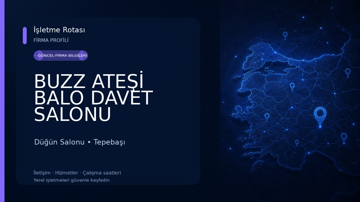 BUZZ ATEŞİ BALO DAVET SALONU Düğün Salonu