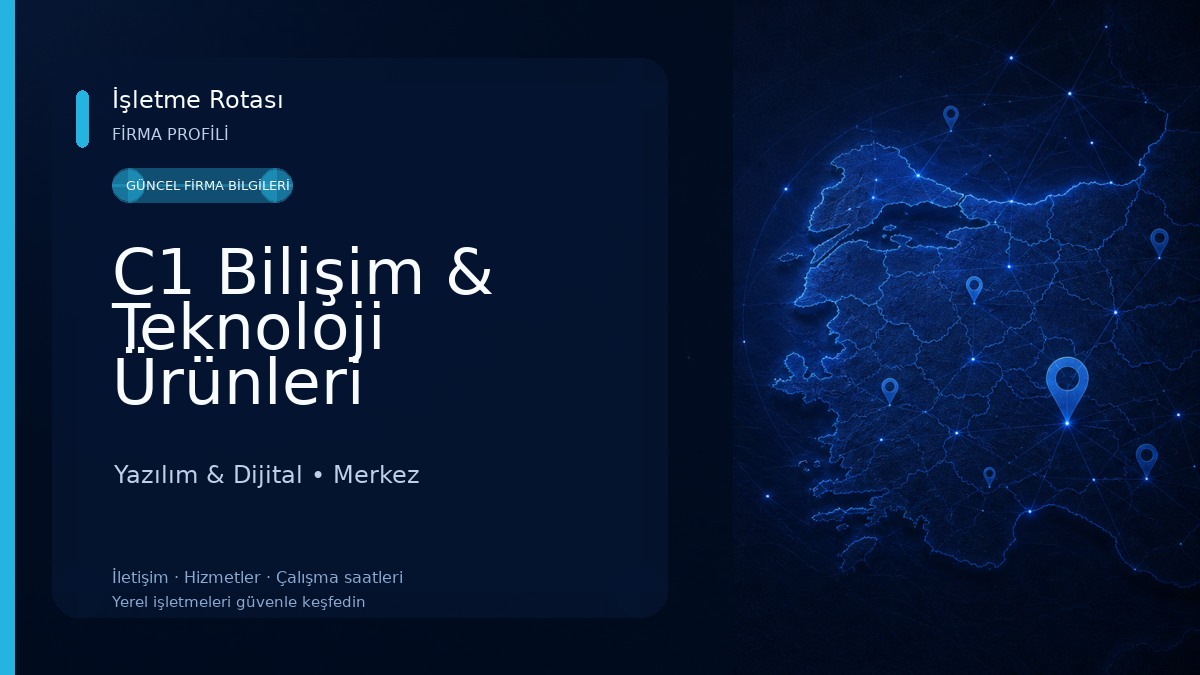 C1 Bilişim & Teknoloji Ürünleri 