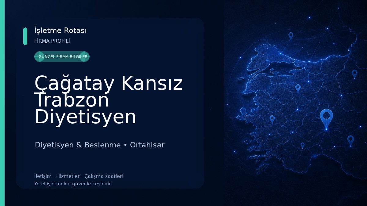 Çağatay Kansız Trabzon Diyetisyen Diyetisyen & Beslenme