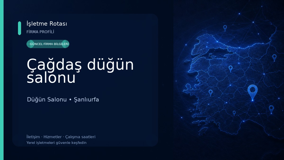 Çağdaş düğün salonu Düğün Salonu