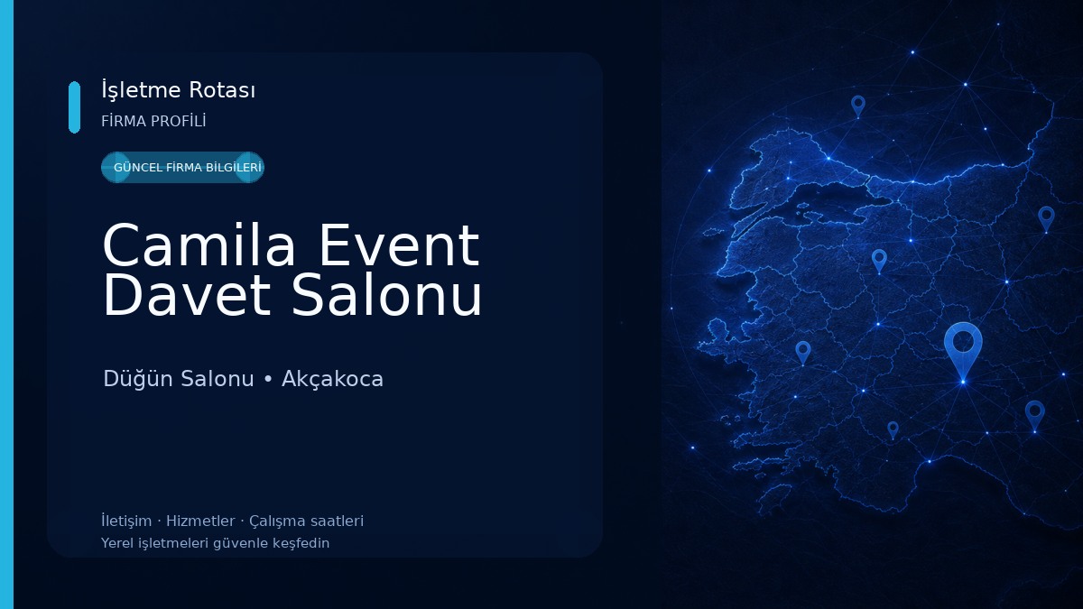 Camila Event Davet Salonu Düğün Salonu