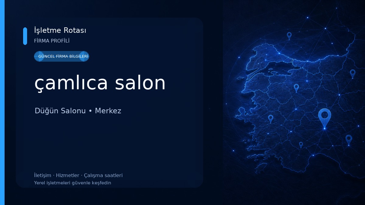 çamlıca salon Düğün Salonu