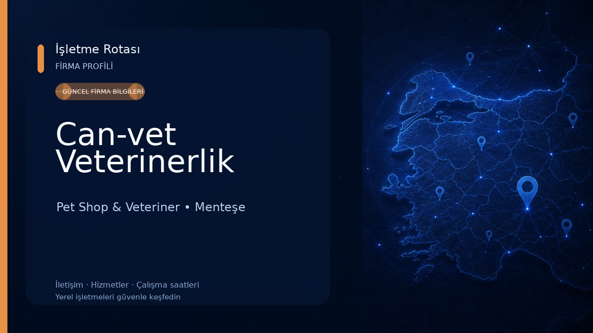 Can-vet Veterinerlik Pet Shop & Veteriner