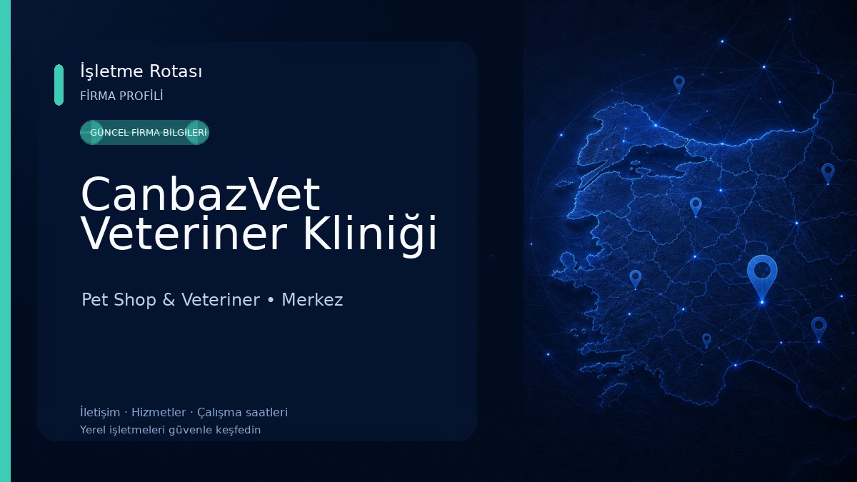 CanbazVet Veteriner Kliniği 