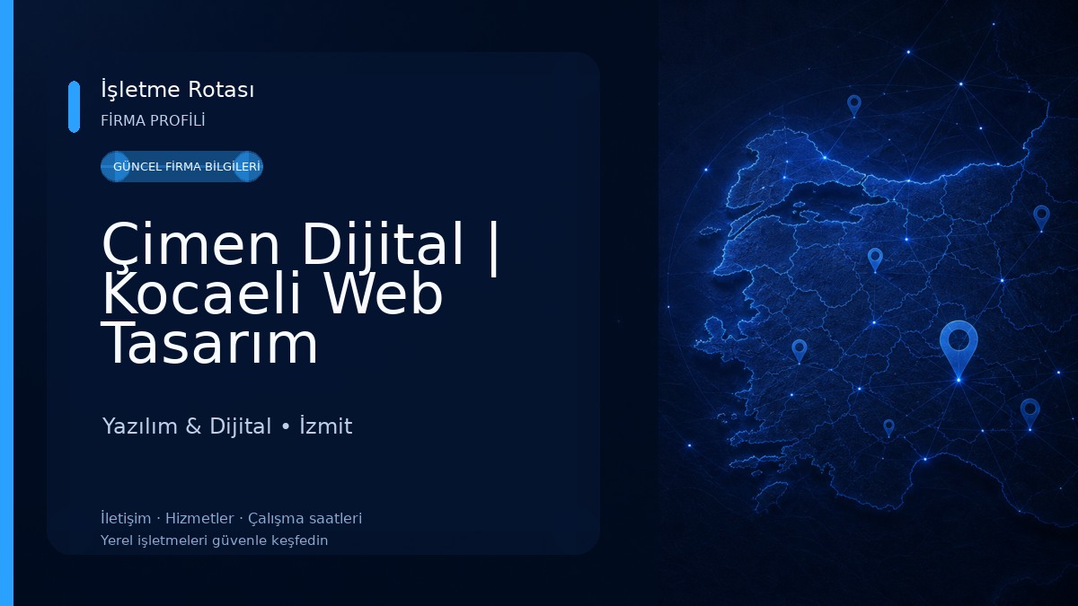 Çimen Dijital | Kocaeli Web Tasarım