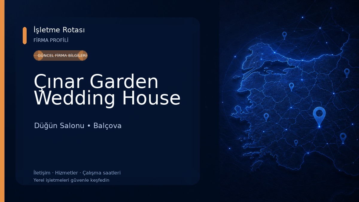 Çınar Garden Wedding House Düğün Salonu
