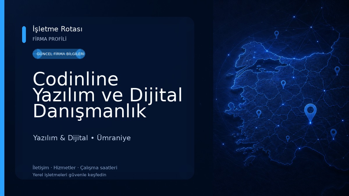 Codinline Yazılım ve Dijital Danışmanlık Hizmetleri Yazılım & Dijital