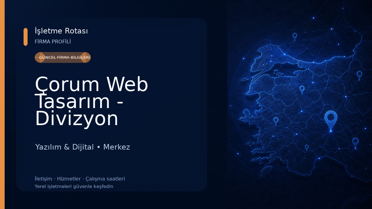 Çorum Web Tasarım - Divizyon 